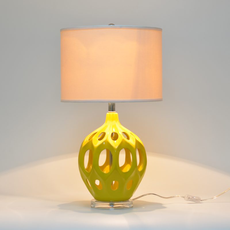 Hollow Ceramic Table Lamp