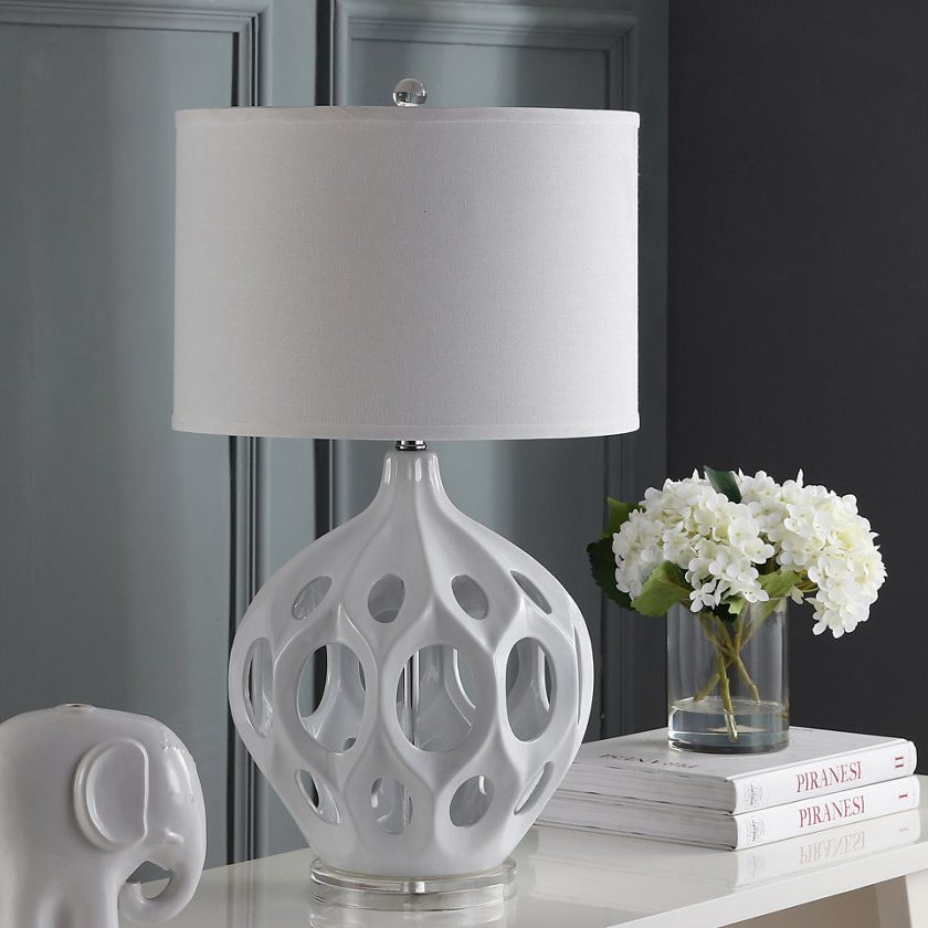 Hollow Ceramic Table Lamp