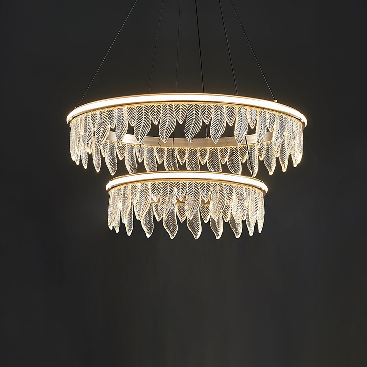 Holy Light Leaf Chandelier