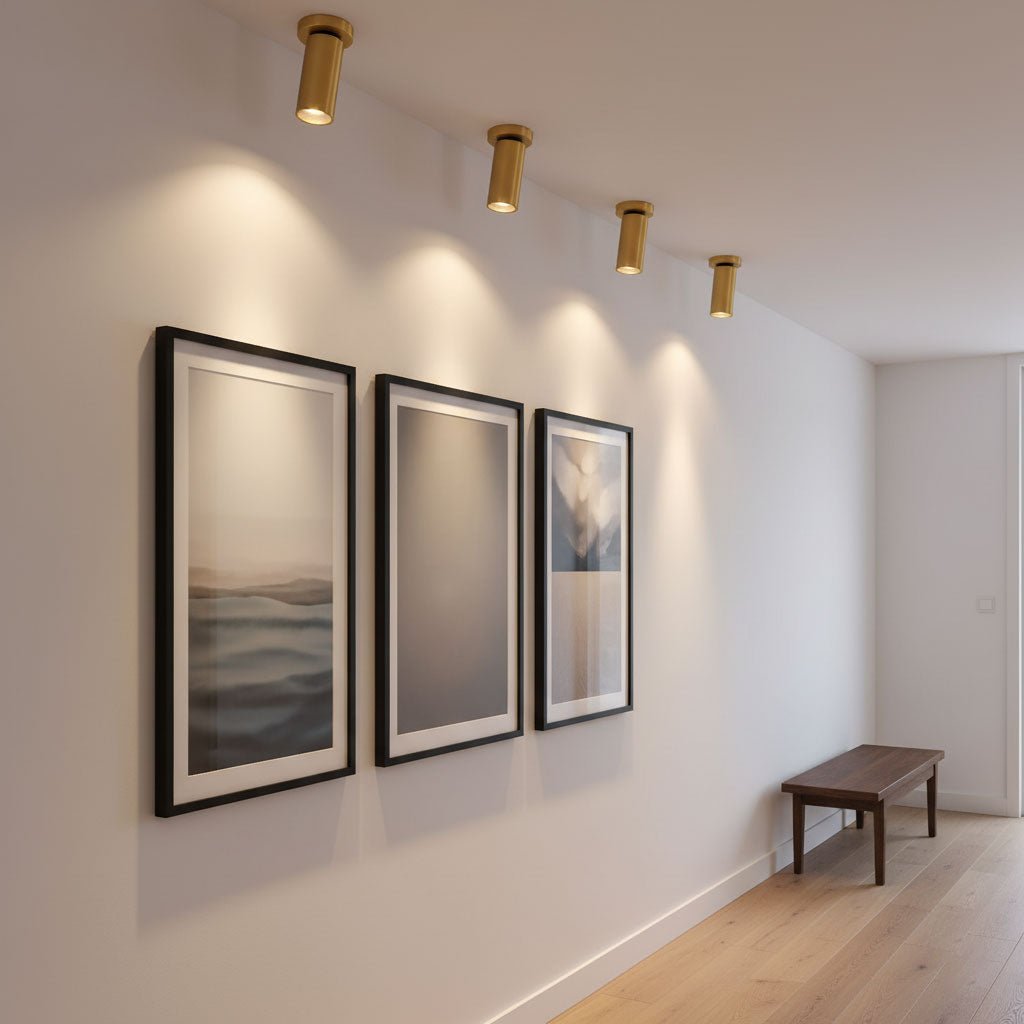 Horizon Brass Ceiling Spot Light – Adjustable LED Accent Lighting