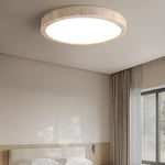 Horizon Travertine Ceiling Light – Modern Minimalist Flush Mount