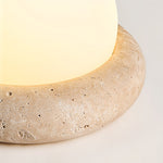 Huae Travertine Table Lamp with Integrated LED