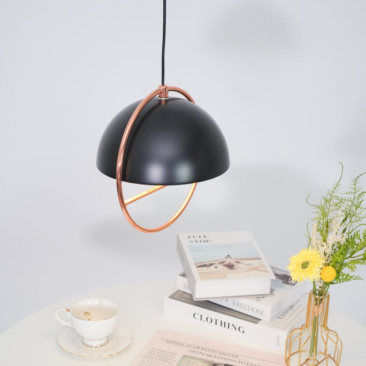 Huan Pendant Light – Modern Minimalist Metal Ceiling Lamp for Living and Dining Rooms