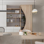 Huan Pendant Light – Modern Minimalist Metal Ceiling Lamp for Living and Dining Rooms