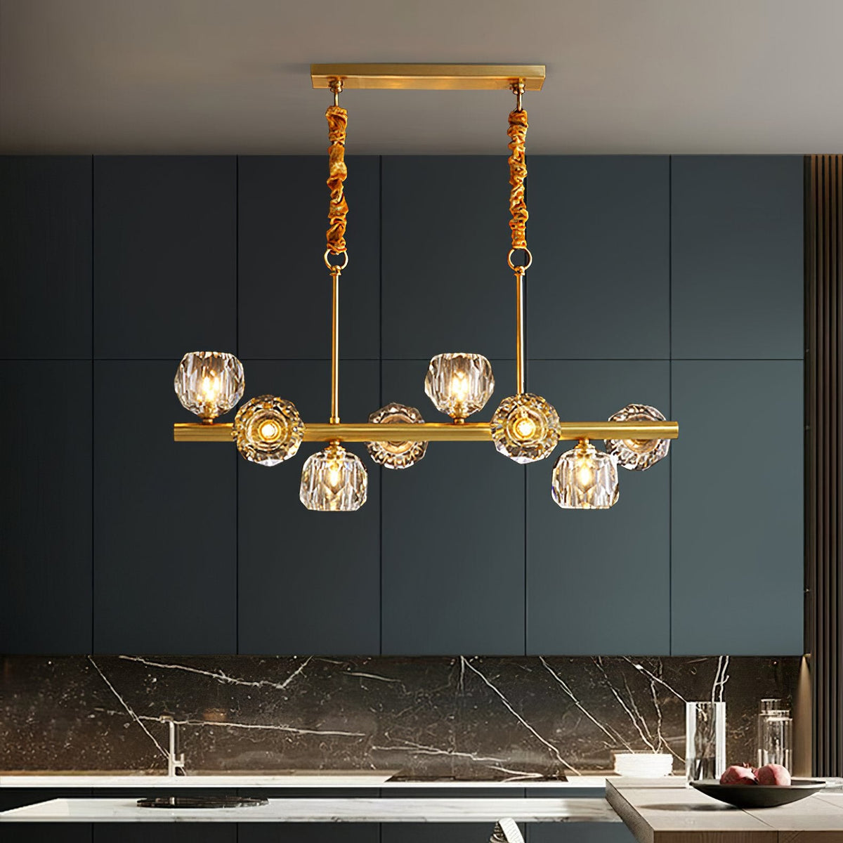 Hubble Crystal Ball Chandelier