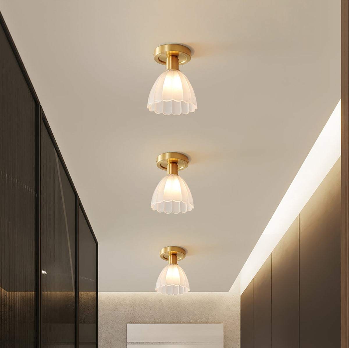 Hubble Glass Ceiling Light
