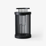 Art Deco Hurricane Ruhlmann Outdoor LED Table Lamp in Black