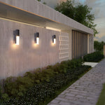 Contemporary Stylish Black Waterproof Led Outdoor Wall Light