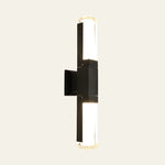 Contemporary Stylish Black Waterproof Led Outdoor Wall Light