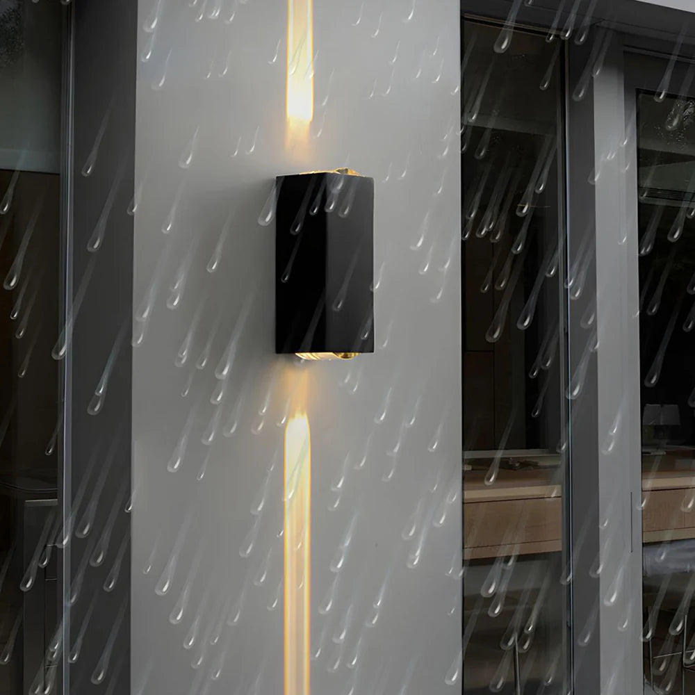 Creative Double Headed Aluminum Led Outdoor Wall Light