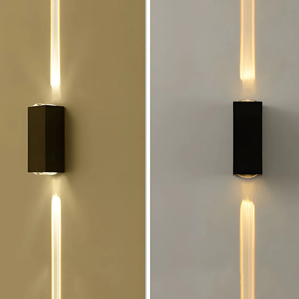 Creative Double Headed Aluminum Led Outdoor Wall Light