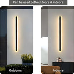 Modern Minimalism Acrylic Outdoor Led Wall Lights