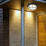 Ceiling Light In The Corridor Leading To The Entrance Of The Outdoor Balcony And The Passageway Inside The Door