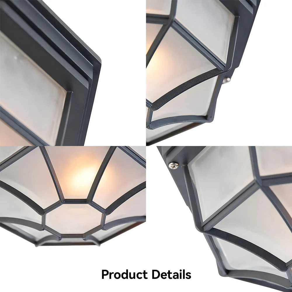 Ceiling Light In The Corridor Leading To The Entrance Of The Outdoor Balcony And The Passageway Inside The Door