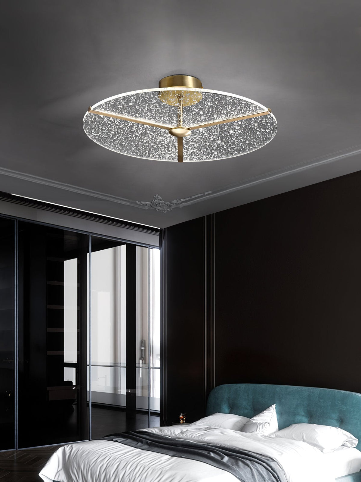 Ice Pattern Ceiling Lamp