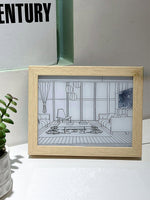 Illuminated Bedside Art Lamp