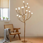 Imitation Wood Floor Lamp