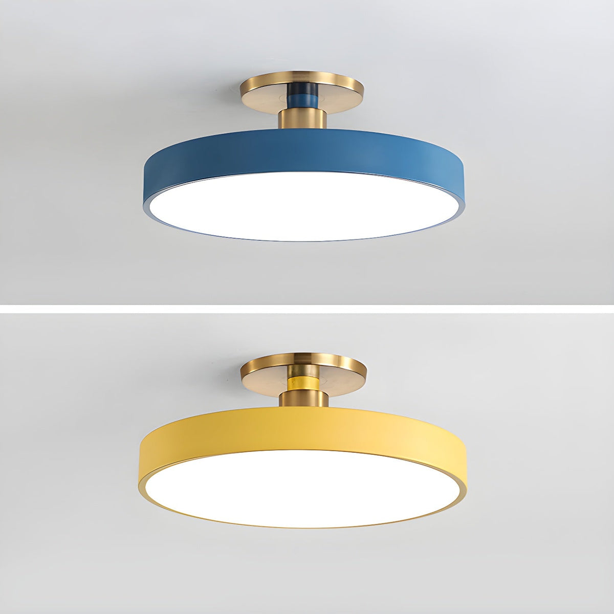 Isla Flush Mount Ceiling Light – Modern LED Ceiling Lamp with Acrylic Diffuser