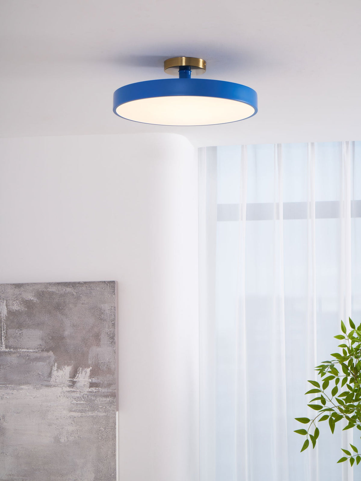 Isla Flush Mount Ceiling Light – Modern LED Ceiling Lamp with Acrylic Diffuser