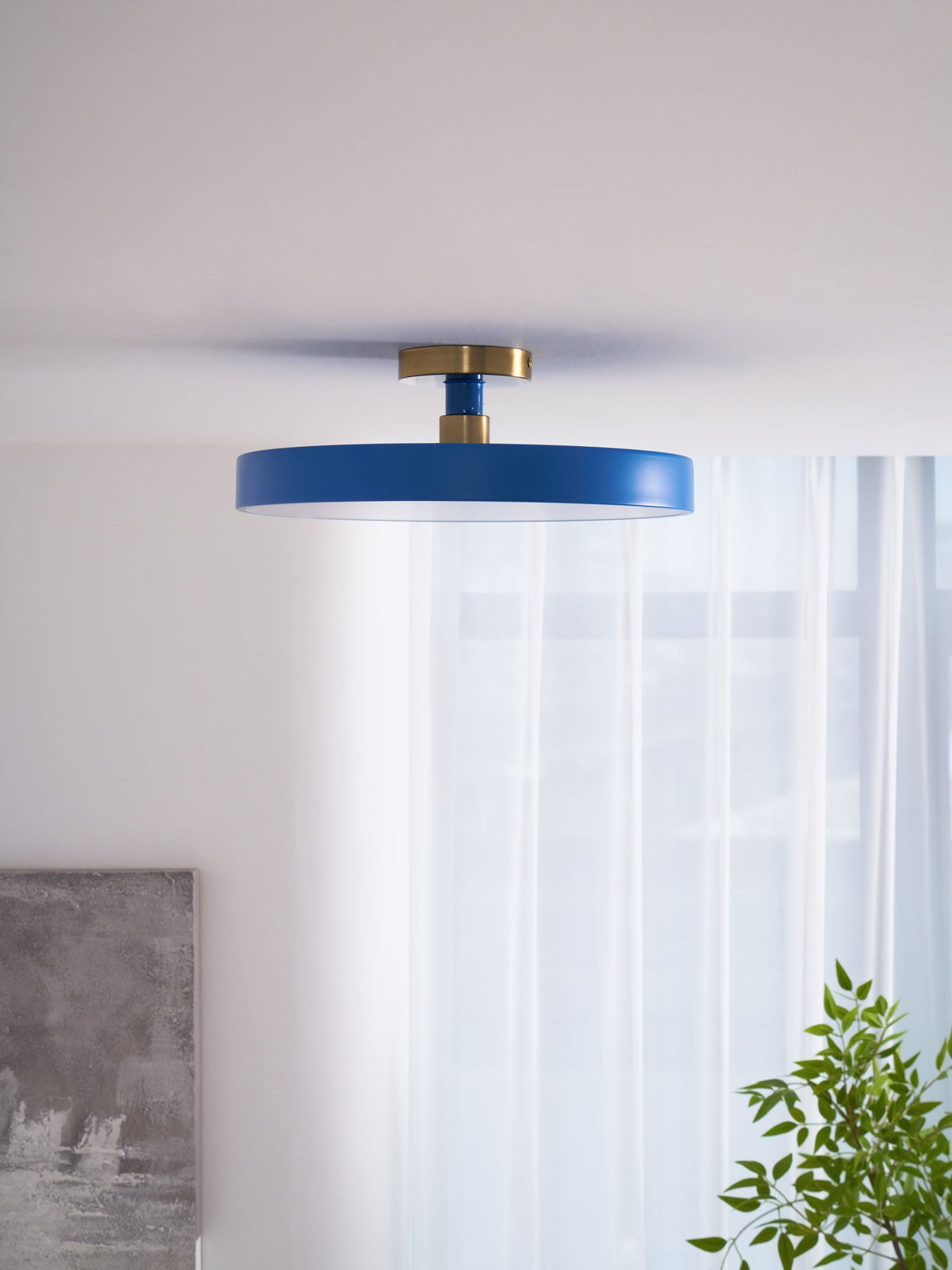 Isla Flush Mount Ceiling Light – Modern LED Ceiling Lamp with Acrylic Diffuser