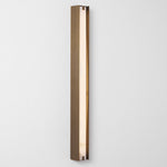 Isolde Alabaster Wall Sconce – Modern LED Wall Light in Bronze