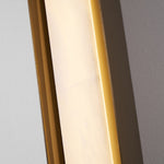 Isolde Alabaster Wall Sconce – Modern LED Wall Light in Bronze