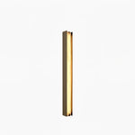 Isolde Alabaster Wall Sconce – Modern LED Wall Light in Bronze