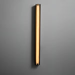 Isolde Alabaster Wall Sconce – Modern LED Wall Light in Bronze