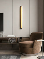 Isolde Alabaster Wall Sconce – Modern LED Wall Light in Bronze