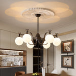 Isolde Modern Glass Globe Chandelier for Dining Room and Living Room