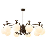 Isolde Modern Glass Globe Chandelier for Dining Room and Living Room
