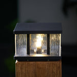 Stratos Square Outdoor Light – Modern Geometric LED Table Lamp for Patio & Garden