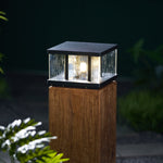 Stratos Square Outdoor Light – Modern Geometric LED Table Lamp for Patio & Garden