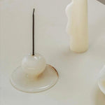 Jade Incense Holder – Minimalist Stone Tabletop Ornament for Serene Interiors
