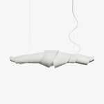 Caterpillar Sculptural LED Chandelier in White for Modern Interiors