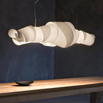 Caterpillar Sculptural LED Chandelier in White for Modern Interiors