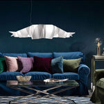 Caterpillar Sculptural LED Chandelier in White for Modern Interiors