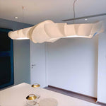 Caterpillar Sculptural LED Chandelier in White for Modern Interiors