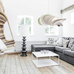Caterpillar Sculptural LED Chandelier in White for Modern Interiors