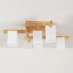 Japanese Square Wooden Art Ceiling Lamp