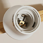 Japanese Square Wooden Art Ceiling Lamp
