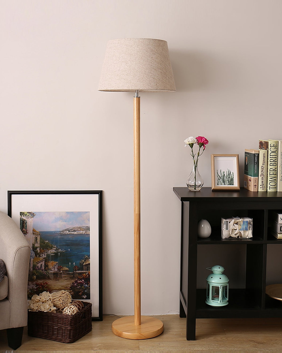 Japanese Style Minimalist Floor Lamp