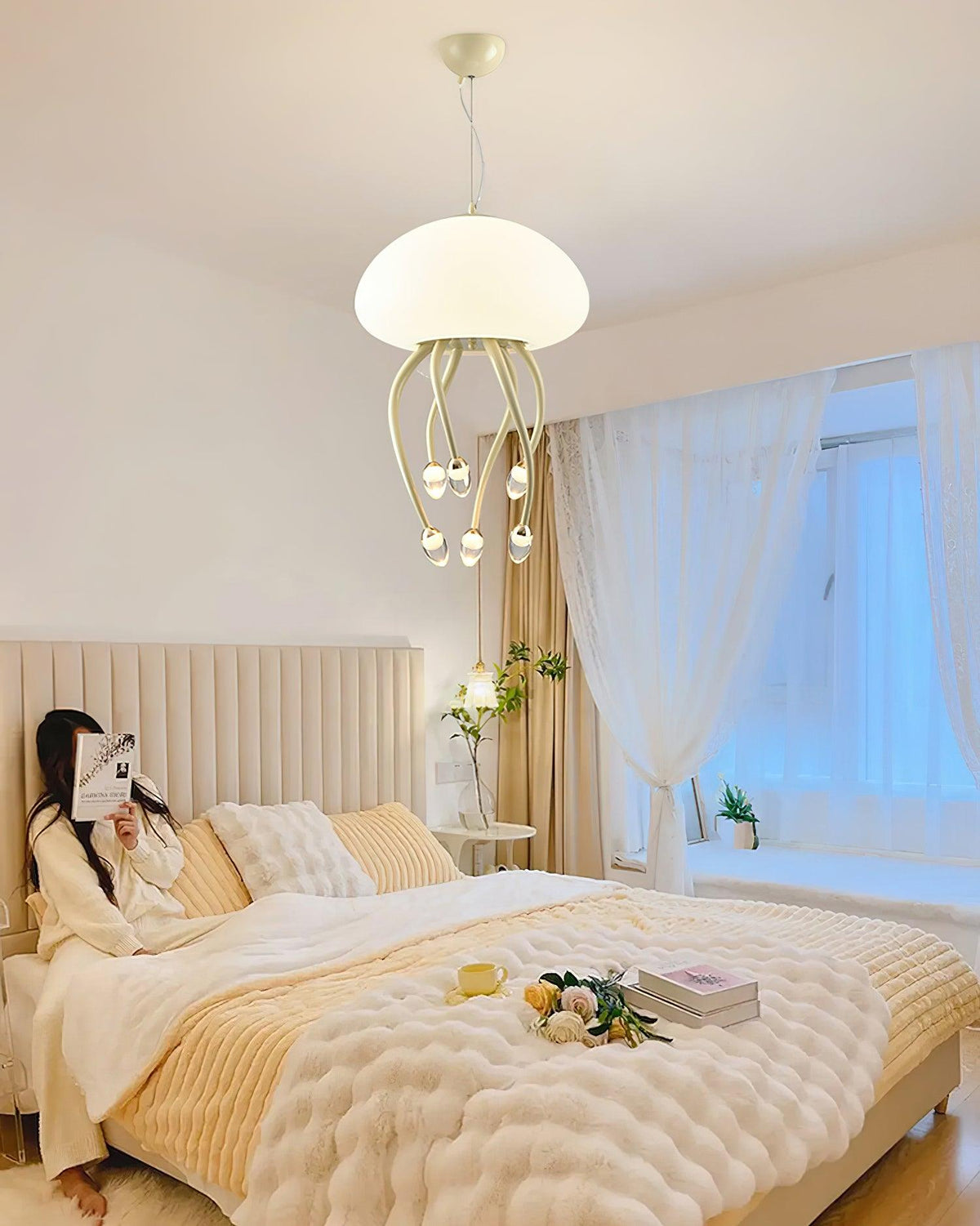 Jellyfish Pendant Light – Modern LED Chandelier for Dining & Living Spaces