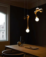 Jenna Wooden Pendant Light – Handcrafted Designer Hanging Lamp for Dining & Living Spaces