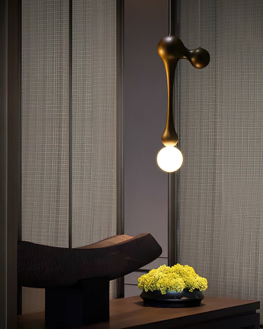 Jenna Wooden Pendant Light – Handcrafted Designer Hanging Lamp for Dining & Living Spaces
