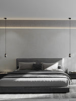 Jerez2 Modern LED Pendant Light in Smokey Gray Glass for Dining Room & Kitchen Island