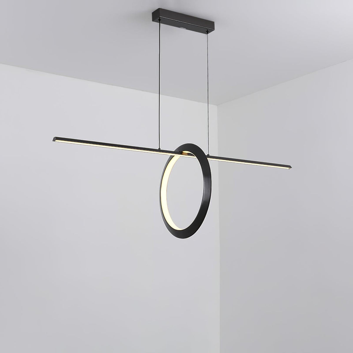 Jonathan LED Linear Pendant Light for Modern Kitchen Island and Dining Room