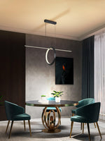 Jonathan LED Linear Pendant Light for Modern Kitchen Island and Dining Room
