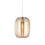 Joselina Glass Pendant Light – Contemporary Gold Finish Ceiling Lamp
