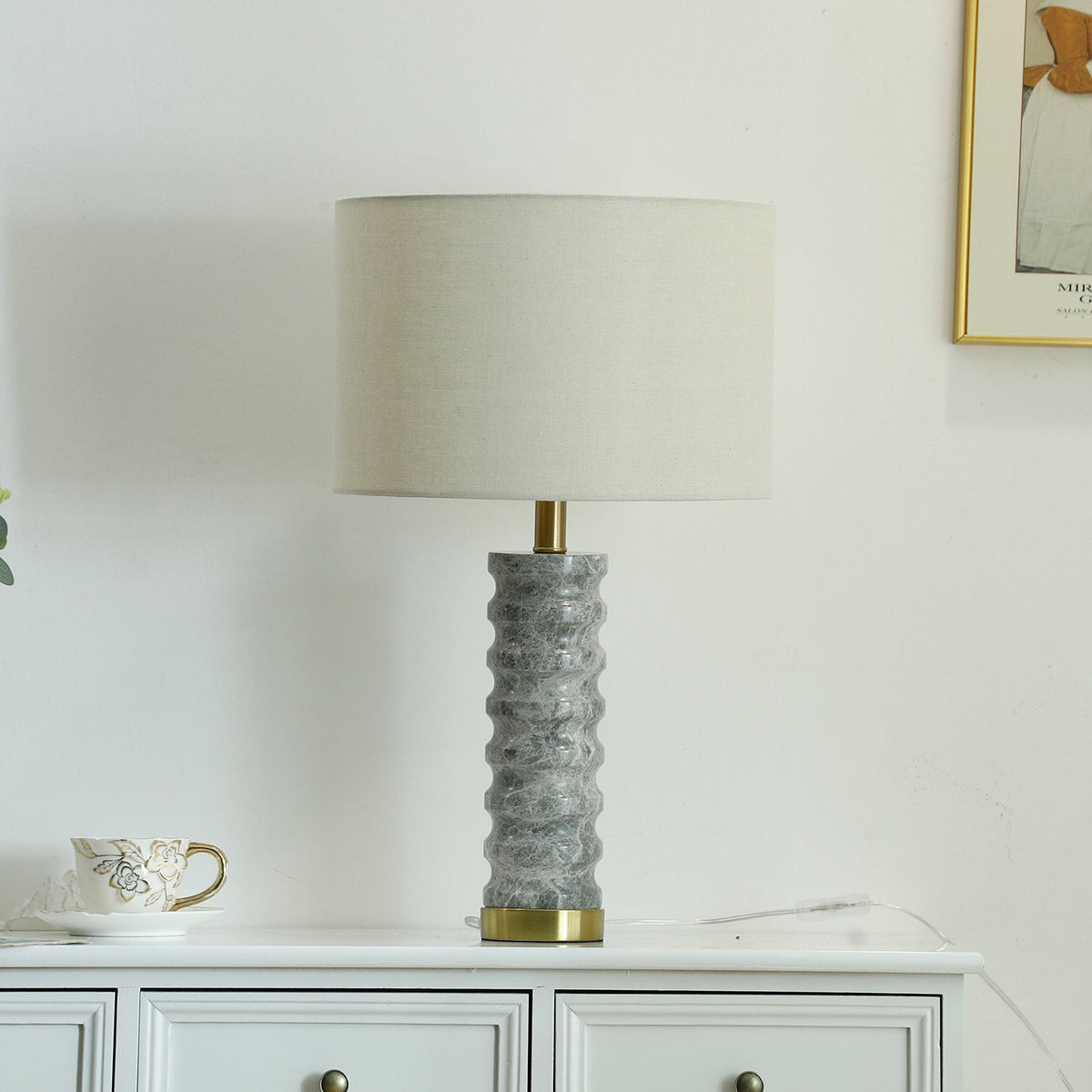 Julienne Marble Lamp